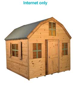 Unbranded Dutch Barn Playhouse - 5ft 11in x 5ft 11in