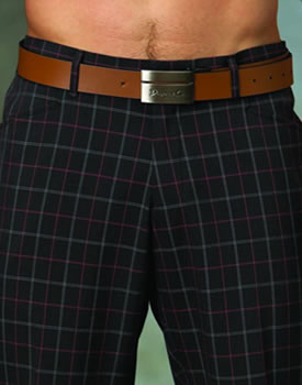 Unbranded Dwyers and Co Golf Reversible Belt Black/Tan