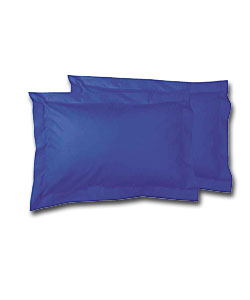 Dyed Oxford Pillowcase Blue