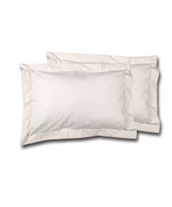 Dyed Oxford Pillowcase Cream