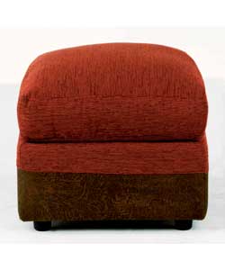 Unbranded Dylan Footstool - Ruby
