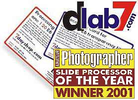 E6 Process & Sleeve Credit Card for 120 Roll Film