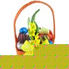 Unbranded Easter Basket - 36 Choc in ``Meadow Gold`` Gift