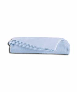 Easy Care Double Fitted Sheet - Blue