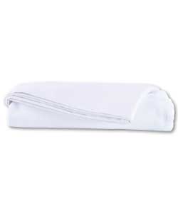 Easy Care Single Fitted Sheet - White