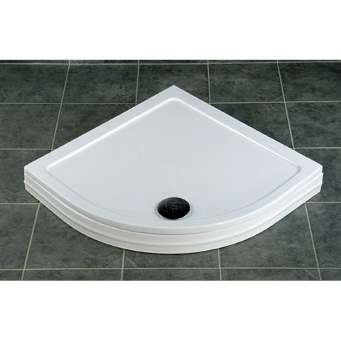 Unbranded EASYPLUMB Quadrant Stone Resin Shower Tray 80x80cm