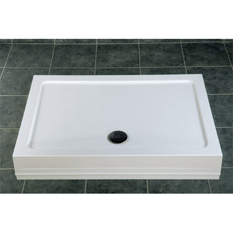 Unbranded EASYPLUMB Stone Resin Shower Tray 110x80cm