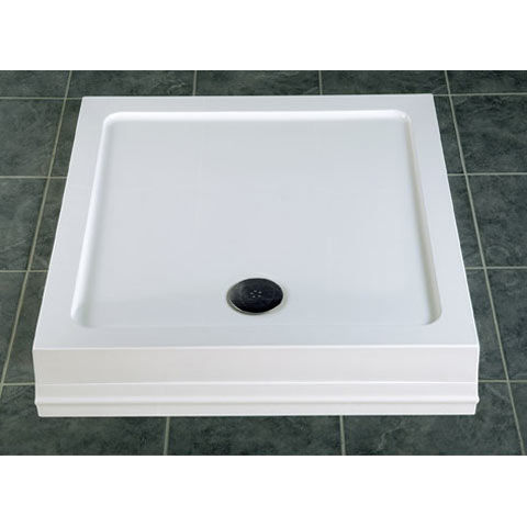 Unbranded EASYPLUMB Stone Resin Shower Tray 76x76cm