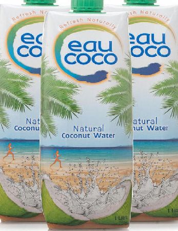 Unbranded Eau Coco Natural Coconut Water Triple Pack
