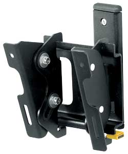 Suitable for TVs 12-25in.Max weight for brackets to support 15kg.Tilt adjustable.Steel brackets.Flat