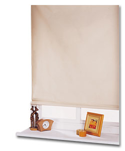 Ecru Blackout Ready Made Roller Blind - Width 180cm