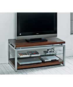 Unbranded Edgware Walnut Finish TV Entertainment Unit