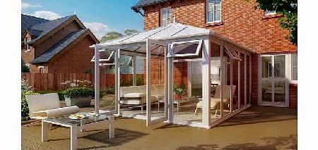 Unbranded Edwardian Full Height Small Conservatory - White
