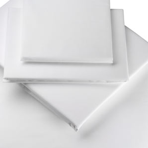 Egyptian Cotton Flat Sheet- King-Size- White