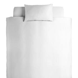 Egyptian Cotton Square Pillowcase- White