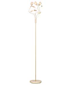 Unbranded Elana 3 Light Floor Lamp - Cream