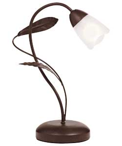 Unbranded Elana Table Lamp - Chocolate