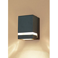 Unbranded ELAZ/LE1 - 1 Light Dark Grey Outdoor Wall Light