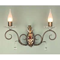 Unbranded ELBATH/AML2/BRZ - Bronze Bathroom Wall Light