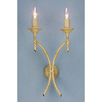 Unbranded ELBB2A/NAT - 2 Light Natural Bamboo Wall Light