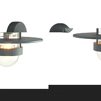 Unbranded ELBERGEN-BL - Black Outdoor Wall Light