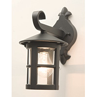 Unbranded ELBL21 - Medium Black Outdoor Wall Light