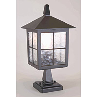 Unbranded ELBL25 - Black Outdoor Pedestal Light