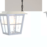 Unbranded ELBL48M - Black Outdoor Ceiling Light