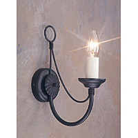 Unbranded ELCB1 - 1 Light Black Wall Light