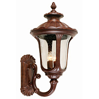 Unbranded ELCC1/L - Large Rusty Bronze Patina Outdoor Wall Light