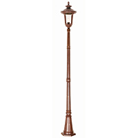 Unbranded ELCC5/M - Rusty Bronze Patina Outdoor Post Light