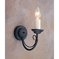 Unbranded ELCH1 - 1 Light Black Wall Light