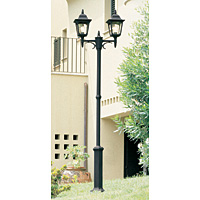 Unbranded ELCP8 - Black Outdoor Post Light