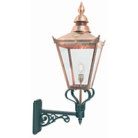 Unbranded ELCSG1 - Large Copper Outdoor Wall Lantern