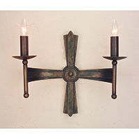 Unbranded ELCW2 - Old Bronze Wall Light