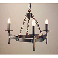 Unbranded ELCW3 - 3 Light Old Bronze Hanging Light