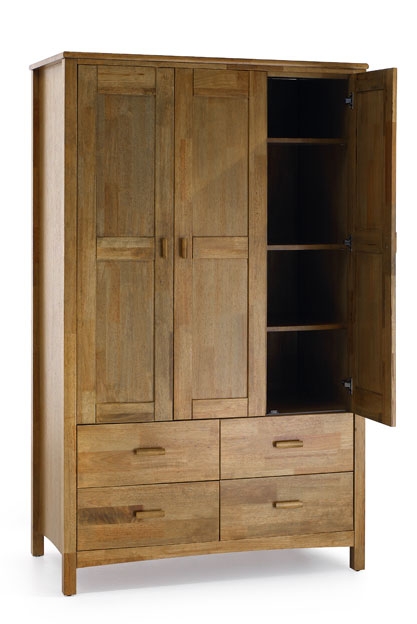 Unbranded Eleanor 3 Door Wardrobe - Honey Oak