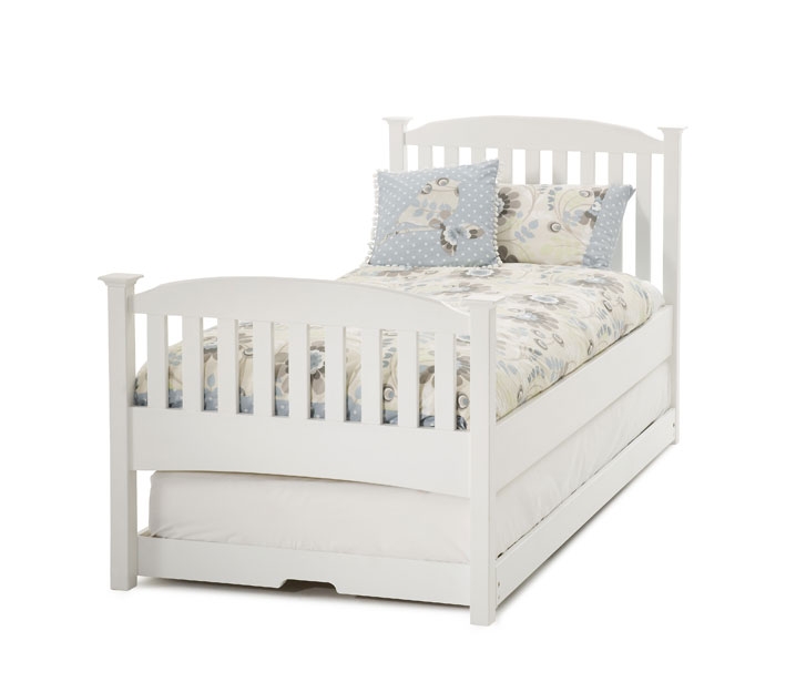 Unbranded Eleanor Guest Bed with Trundle Bed - Opal White