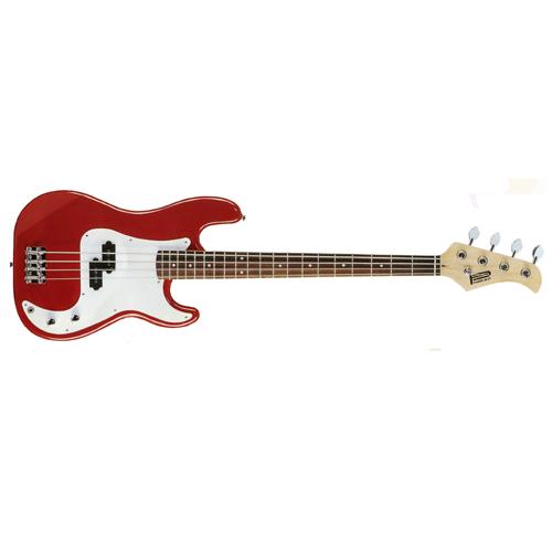Electric Bass Guitar by Gear4music- RED