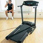 Electric Treadmill with Hand Pulse
