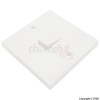 Unbranded Electricals White 1-Gang 1-Way Rocker Switch