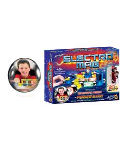 New electronics kit using the power of magnets - over 40 different experiments. Requires 4 x AA batt