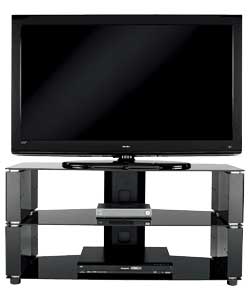 Unbranded Elegant Hi Gloss Black TV Stand Console up to 37in