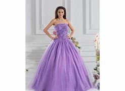 Unbranded Elegant Strapless Prom Dresses Prom Party Lilac