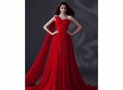 Unbranded Elegant Terse One Shoulder Sweetheart Evening