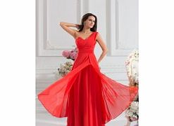 Unbranded Elegant Terse One Shoulder Sweetheart Stretch