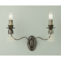 Unbranded ELEL2 - Antiqhe Brass Wall Light