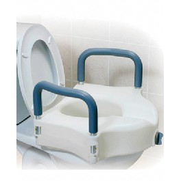 Unbranded ELEVATED TOILET SEAT WITH ARMS-12027 RA