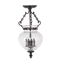 Unbranded ELFP/P/S-OB - Small Old Bronze Pendant Light