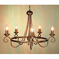 Unbranded ELHR5 BRZ - Dark Bronze Hanging Light